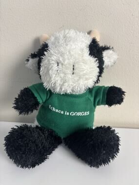 Ithaca is Gorges Cow Plush 11” New York Cornell Steven Smith